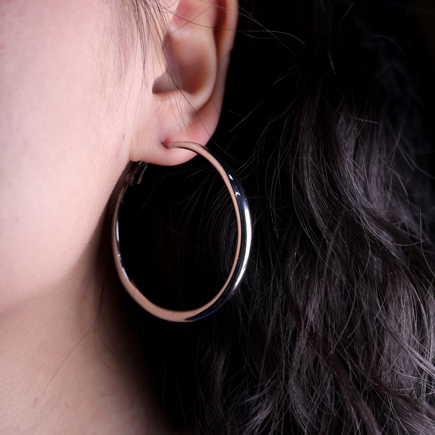 GROSSE SILBER CREOLEN