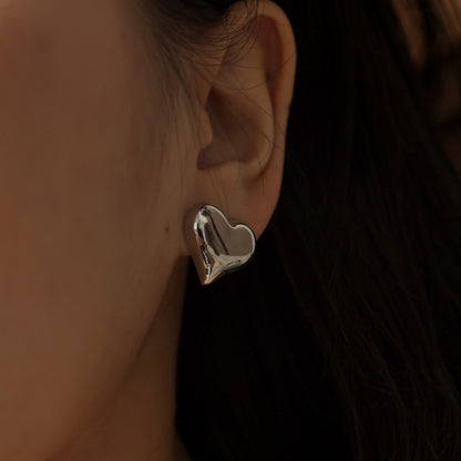 Heart Stud Earrings