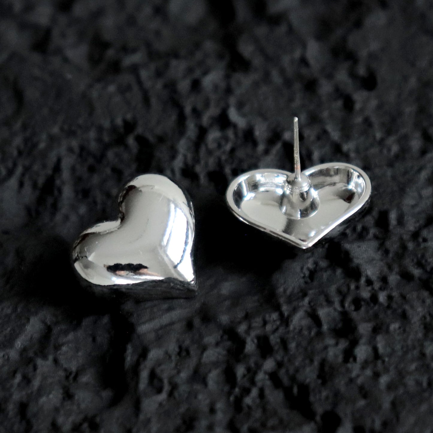 Heart Stud Earrings