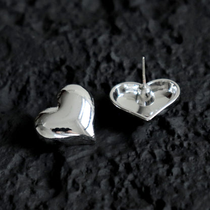 Heart Stud Earrings