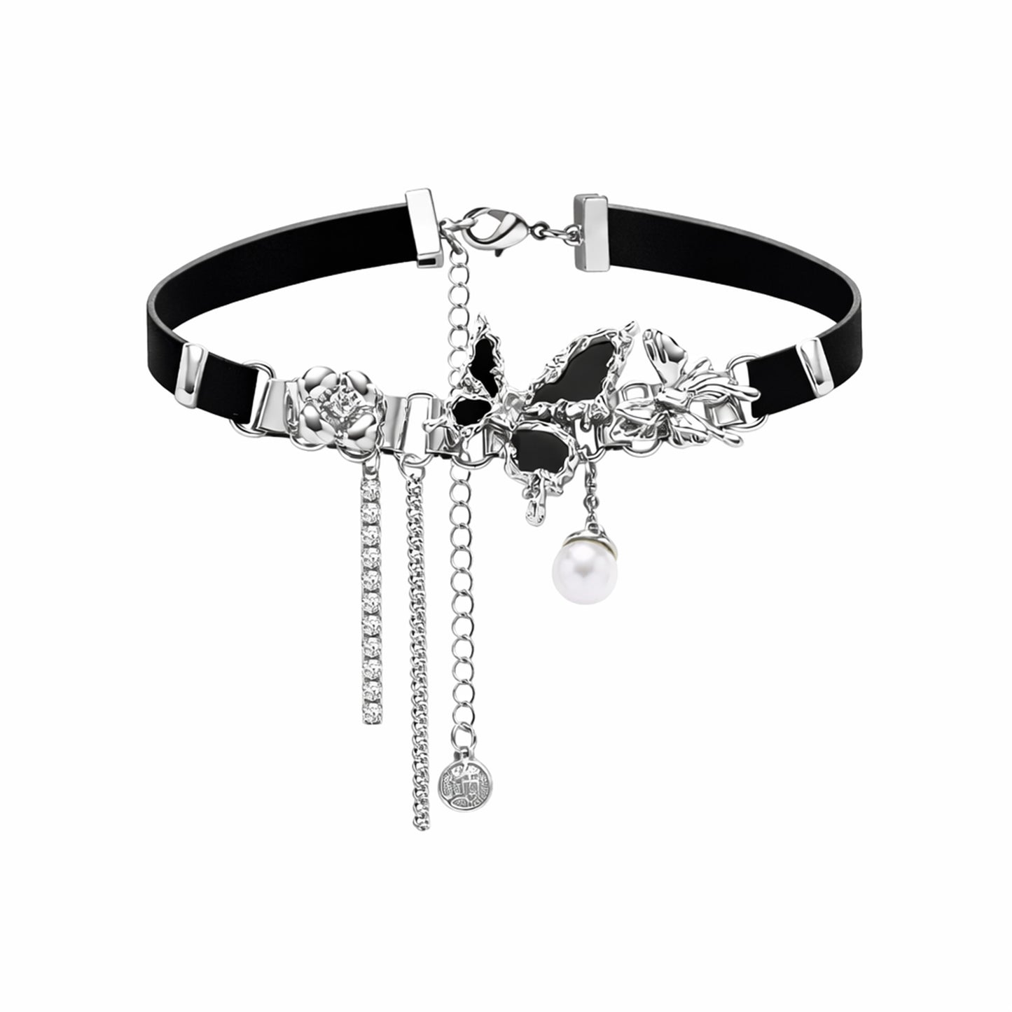NOIR BUTTERFLY CHOKER