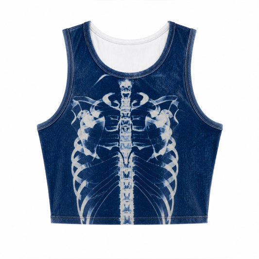 BLAUES X-RAY CROP TOP
