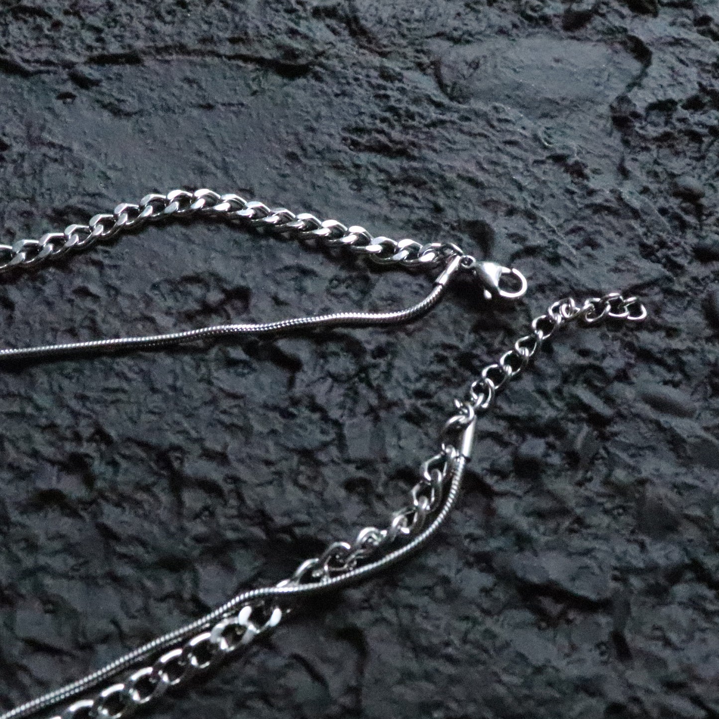 LAYERED MOON NECKLACE
