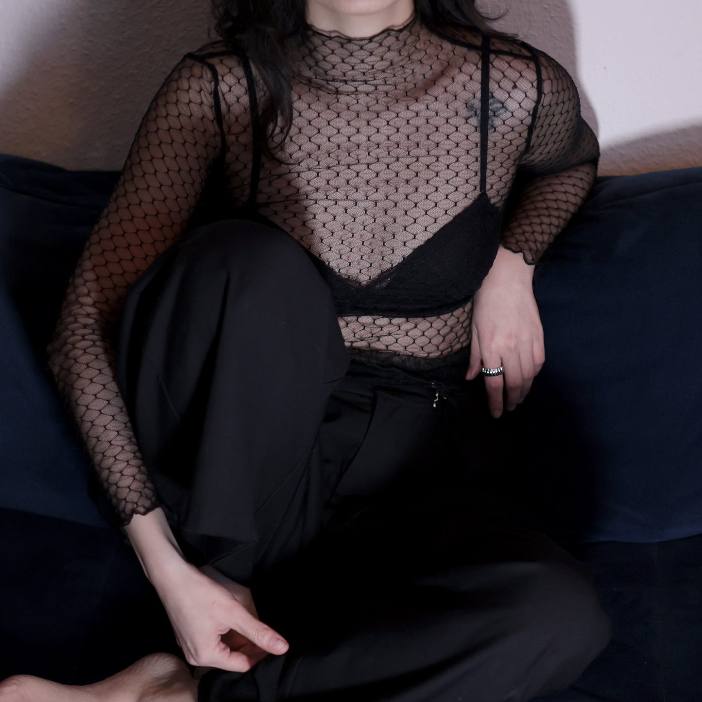 NET 7 MESH LANGARM SHIRT