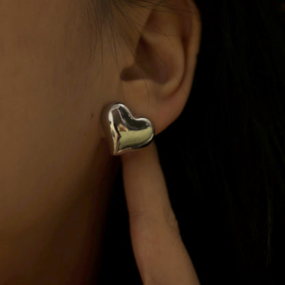 Heart Stud Earrings